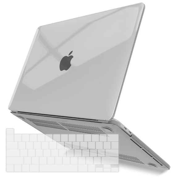 IBENZER New 2022 2021 MacBook Pro 13 Inch Case M1 A2338 A2289 A2251 A2159 A1989 A1706 A1708, Hard Shell Case with Keyboard Cover for Apple Mac Pro 13 Touch Bar(2022-2016), Crystal Clear, W-T13-CYCL+1