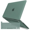 thumbnail image 1 of IBENZER New 2022 2021 MacBook Pro 13 Inch Case M1 A2338 A2289 A2251 A2159 A1989 A1706 A1708, Hard Shell Case with Keyboard Cover for Apple Mac Pro 13 Touch Bar(2022-2016), Midnight Green, W-T13-MTGN+1, 1 of 8