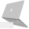 thumbnail image 1 of IBENZER Old Version (2010-2017 Release) MacBook Air 13 Inch Case (Models: A1466 / A1369), Plastic Hard Shell Case with Keyboard for Apple Mac Air 13, Frost Clear, W-A13-CL+1, 1 of 8