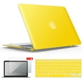 thumbnail image 1 of IBENZER Old Version (2010-2017 Release) MacBook Air 13 Inch Case (Models: A1466 / A1369), Plastic Hard Shell Case with Keyboard Cover & Screen Protector for Apple Mac Air 13, Yellow, W-A13-YW+2, 1 of 9
