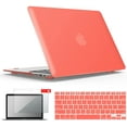 thumbnail image 1 of IBENZER Old Version (2010-2017 Release) MacBook Air 13 Inch Case (Models: A1466 / A1369), Plastic Hard Shell Case with Keyboard for Apple Mac Air 13, Coral Orange, W-A13-LCOR+2, 1 of 8