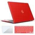 thumbnail image 1 of IBENZER Old Version (2010-2017 Release) MacBook Air 13 Inch Case (Models: A1466 / A1369), Plastic Hard Shell Case with Keyboard for Apple Mac Air 13, Red, W-A13-RD+2, 1 of 10