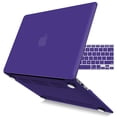 thumbnail image 1 of IBENZER Old Version (2010-2017 Release) MacBook Air 13 Inch Case (Models: A1466 / A1369), Plastic Hard Shell Case with Keyboard Cover for Apple Mac Air 13, Ultra Purple, W-A13-UAPU+1, 1 of 10