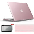 thumbnail image 1 of IBENZER Old Version (2010-2017 Release) MacBook Air 13 Inch Case (Models: A1466 / A1369), Plastic Hard Shell Case with Keyboard Cover & Screen Protector for Apple Mac Air 13, Rose Gold, W-A13-MPK+2, 1 of 10