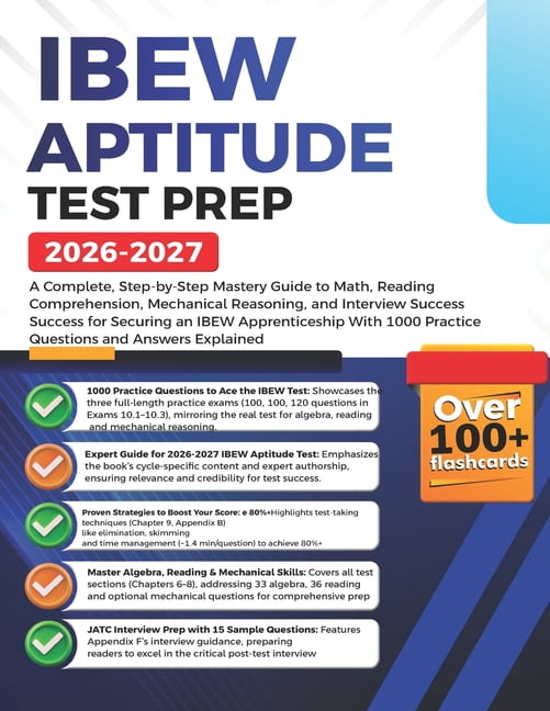 IBEW Aptitude Test Prep 2026-2027: A Complete, Step-by-Step Mastery ...