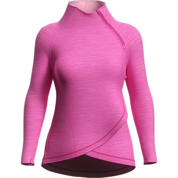 IBKUL Golf Ladies Asymmetrical Pullover Hot Pink XXL