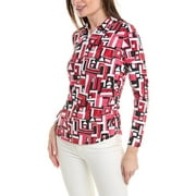 IBKUL womens  Adjustable Length Polo Shirt, M, Red