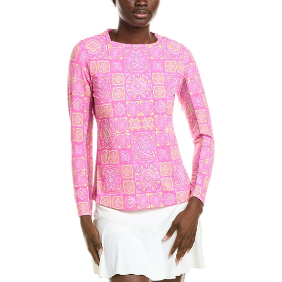 IBKUL womens Crewneck Top, xs, Pink