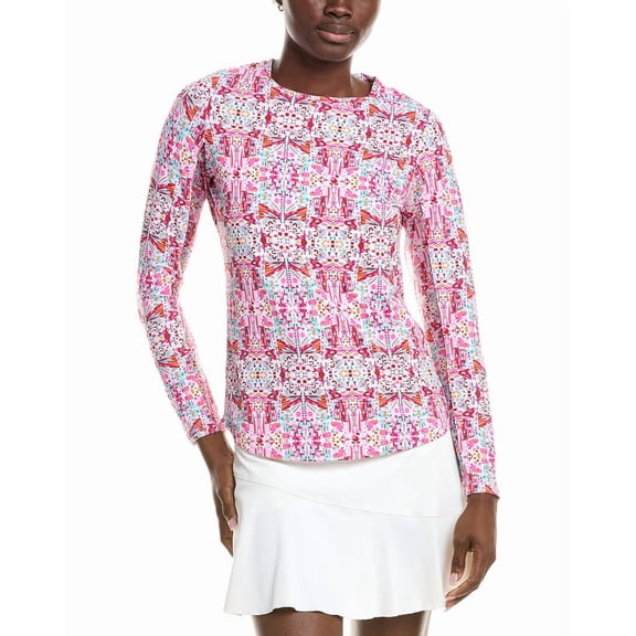 IBKUL womens Crewneck Top, xs, Pink