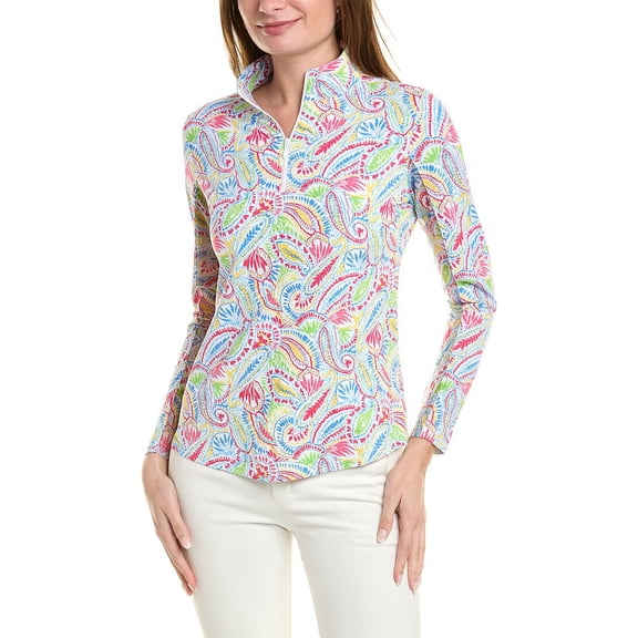 IBKUL womens  Mock Neck Top, XS, Pink