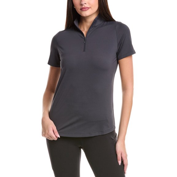 IBKUL womens Mock Neck Top, xs, Gray