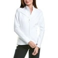 thumbnail image 1 of IBKUL womens  Solid Zip Jacket, m, White, 1 of 3