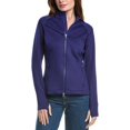 thumbnail image 1 of IBKUL womens  Solid Zip Jacket, s, Blue, 1 of 3
