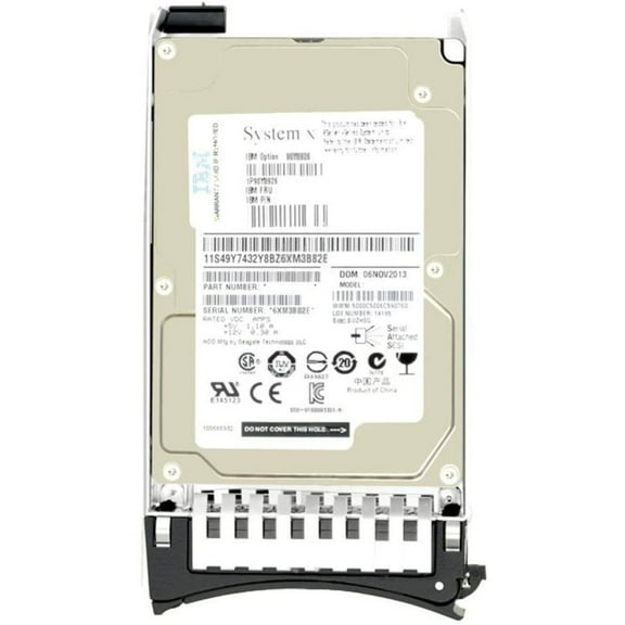 IBM 00Y2431 - 900GB 2.5" SAS 10K 6Gb/s HS Hard Drive disco