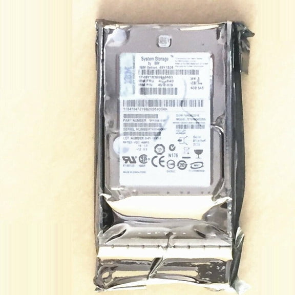 IBM 00Y2432 00Y2507 00MJ149 00AR010 2.5 in 1.2TB 10K 6G SAS V3700 Hard Drive 883436433099