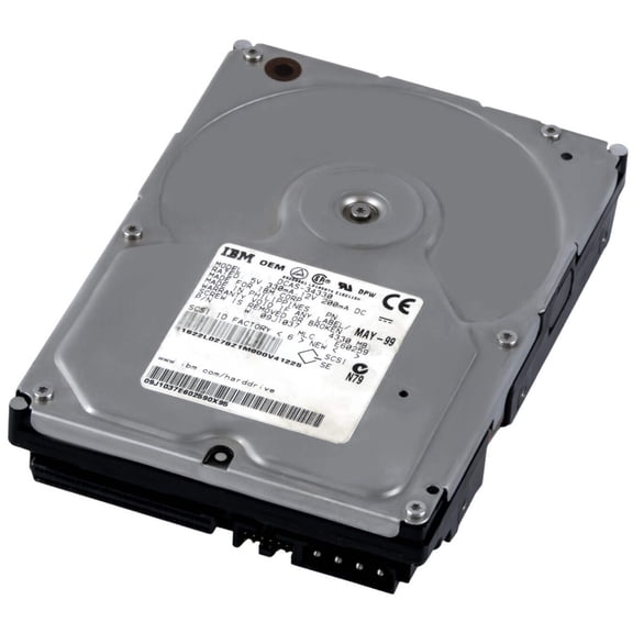IBM 4GB 68PIN SCSI HARD DISK DRIVE HDD 09j1037 DCAS-34330