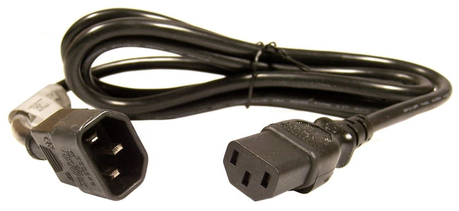 Power cord India type M to C13, 1,5mm², 10A, Approval: BIS, black, length  5,00m