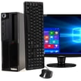 thumbnail image 1 of Restored IBM ThinkCentre M90P Desktop Computer PC, Intel Dual-Core i5, 250GB HDD, 4GB DDR3 RAM, Windows 10 Home, DVD, WIFI, 19in Monitor, 1 of 8