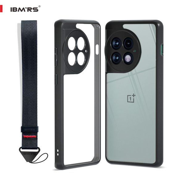 IBMRS [Anti-Scratch Dual Coating] Compatible with OnePlus Ace 2 Pro Case, Translucent Shockproof Phone Case (Camo Black)