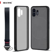 IBMRS Compatible with Nothing Phone2 case, Translucent Shockproof Cover Camo Black