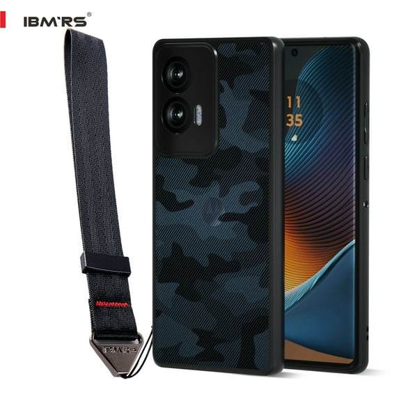 IBMRS Designed for Motorola Edge 50 Fusion Case, camouflage Design Soft TPU Shockproof Protective