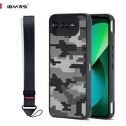 IBMRS For Asus ROG Phone 6/6pro/6d, Shockproof Clear Case (Camo Black)