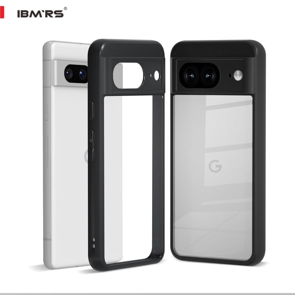 IBMRS For Google pixel 8 Case, Shockproof Clear Phone Cover (Camo Black)