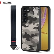 IBMRS For Samsung S23 Phone Case, Shockproof Translucent Cover Camo Black