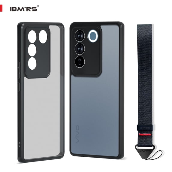 IBMRS For vivo s16/s16pro/v27/v27pro Case,Translucent Shockproof Phone Cover (Camo Black)