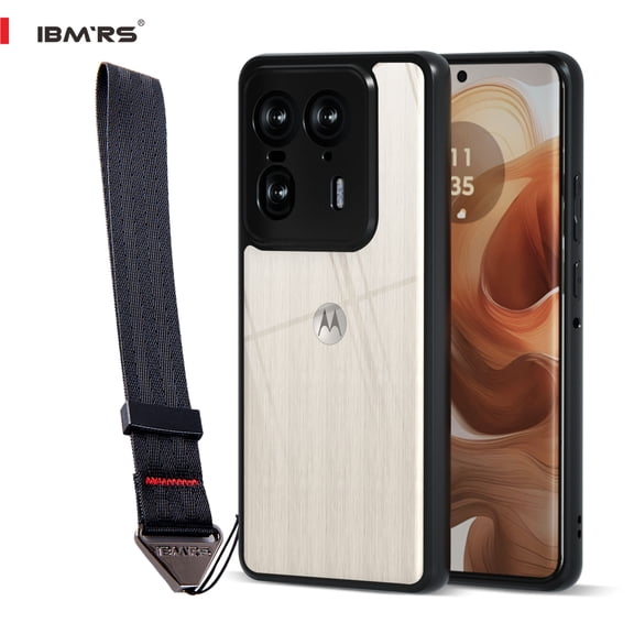 IBMRS for Motorola Edge 50 Ultra/X50 Ultra Case,(Military-Grade Protection) Shockproof Translucent Phone Case(Camo Black)