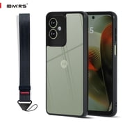 IBMRS for Motorola Moto G55 Case,2X Military Grade Drop Tested / 4ft Drop Protection - Clear Black camo