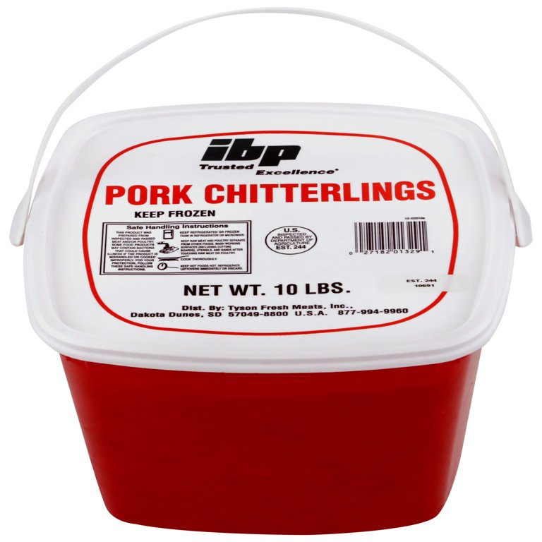 Millbrook Food Outlet IBP Pork Chitterlings 10 Lb Bucket