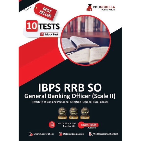 IBPS RRB SO General Banking Officer Scale 2 Exam 2023 (English Edition) - 10 Mock Tests including Hindi and English Lang, (Paperback)