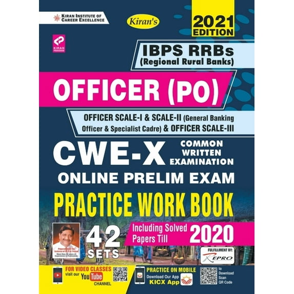 IBPS RRBs Officer (PO) Officer Scale-I, II & III CWE-X Prelim PWB-E-2021, (Paperback)