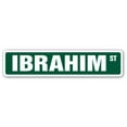 thumbnail image 1 of IBRAHIM Street Sign Childrens Name Room Sign | Indoor/Outdoor |  30" Wide, 1 of 5