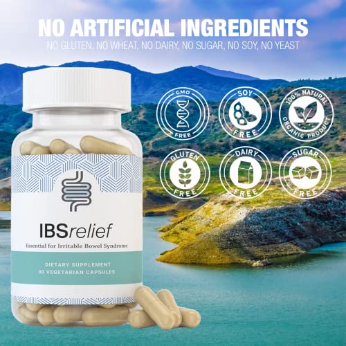 IBS Relief Irritable Bowel Syndrome Supplement Helps with Bloating