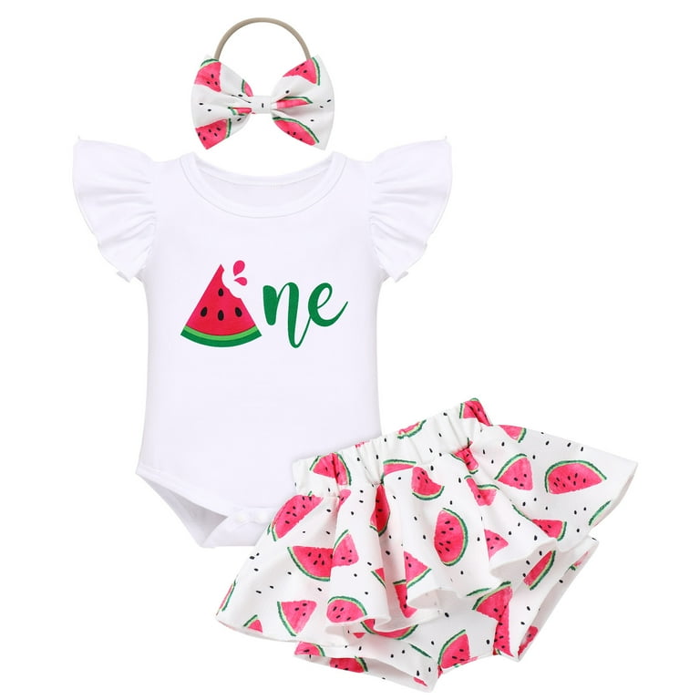 Watermelon outfit 12 2024 months