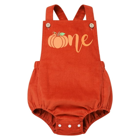 IBTOM CASTLE Baby Girls Boys Boho 1st Birthday Outfit Backless Overalls Romper for Cake Smash Photo Shoot 6-12 Months Red