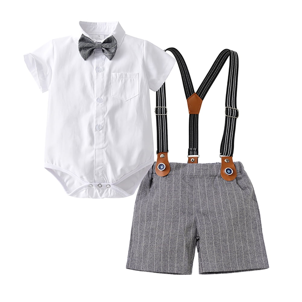 Baby Lounger Baby Boys Christening Outfit Tuxedo Gentleman Bowtie