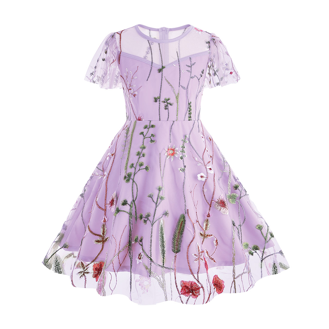 KIDS PEASANT MAXI DRESS WITH RIBBON SKIRT DARLING BUDS main image 1