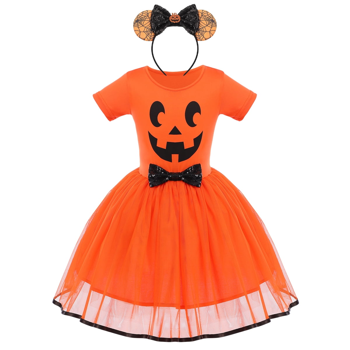 IBTOM CASTLE First Halloween Princess Dress up Clothes for Toddler Infant Baby Girls Tutu