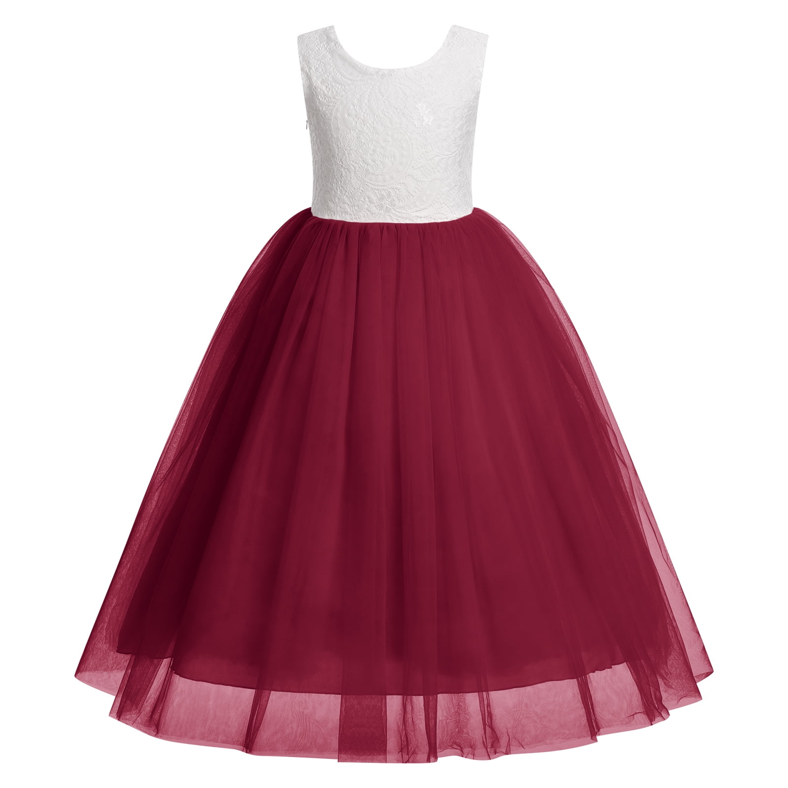 KIDS FRILL HEM DRESS 4-10 FLOWERS OF NEPTUNE main image 1