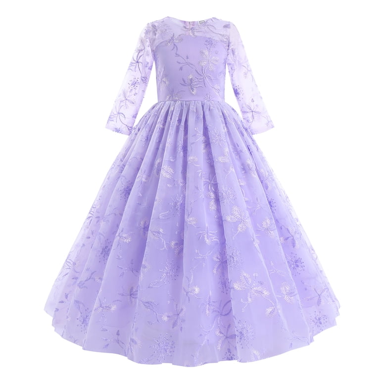 fitted lace wedding dress Zeenat Purple Silk Velvet Aari Embroidered Maxi Dress With Belt main image 0