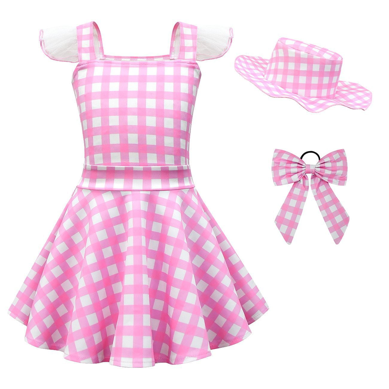 Beejirm Black Family costume Dress up for Girls with Wig Halloween Carnival Cosplay for kids Party 3-12 Years