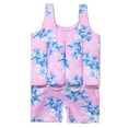thumbnail image 1 of IBTOM CASTLE Kid Toddler Boys Girls Floatation Swimsuit with Adjustable Buoyancy Baby Float Suit Swim Vest Swimwear Bathing Suit, One Piece, 1 of 8