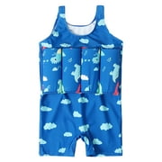 IBTOM CASTLE Kid Toddler Boys Girls Floatation Swimsuit with Adjustable Buoyancy Baby Float Suit Swim Vest Swimwear Bathing Suit, One Piece