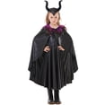 thumbnail image 1 of IBTOM CASTLE Kids Girls Witch Costume Handmade Knitted Tulle Dress Evil Queen Dress up Costume for Halloween Carnival Cosplay 5-7 Years Black 3pcs, 1 of 8