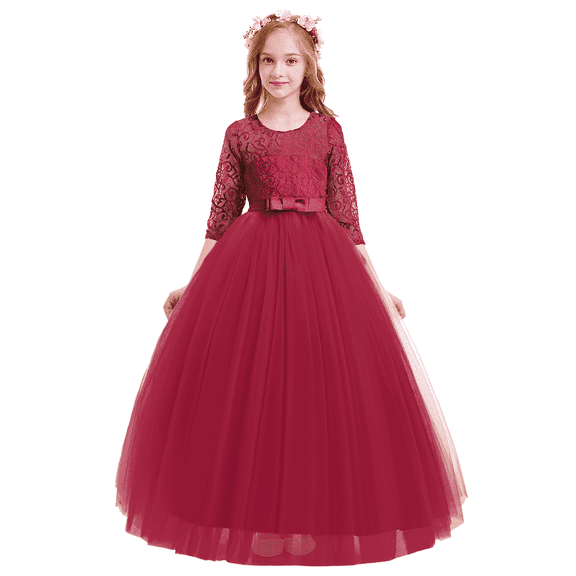 IBTOM CASTLE Little Big Girls Flower Vintage Floral