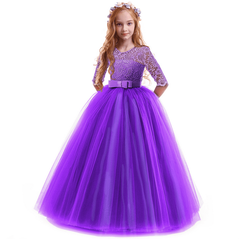 Big girls purple dress hot sale
