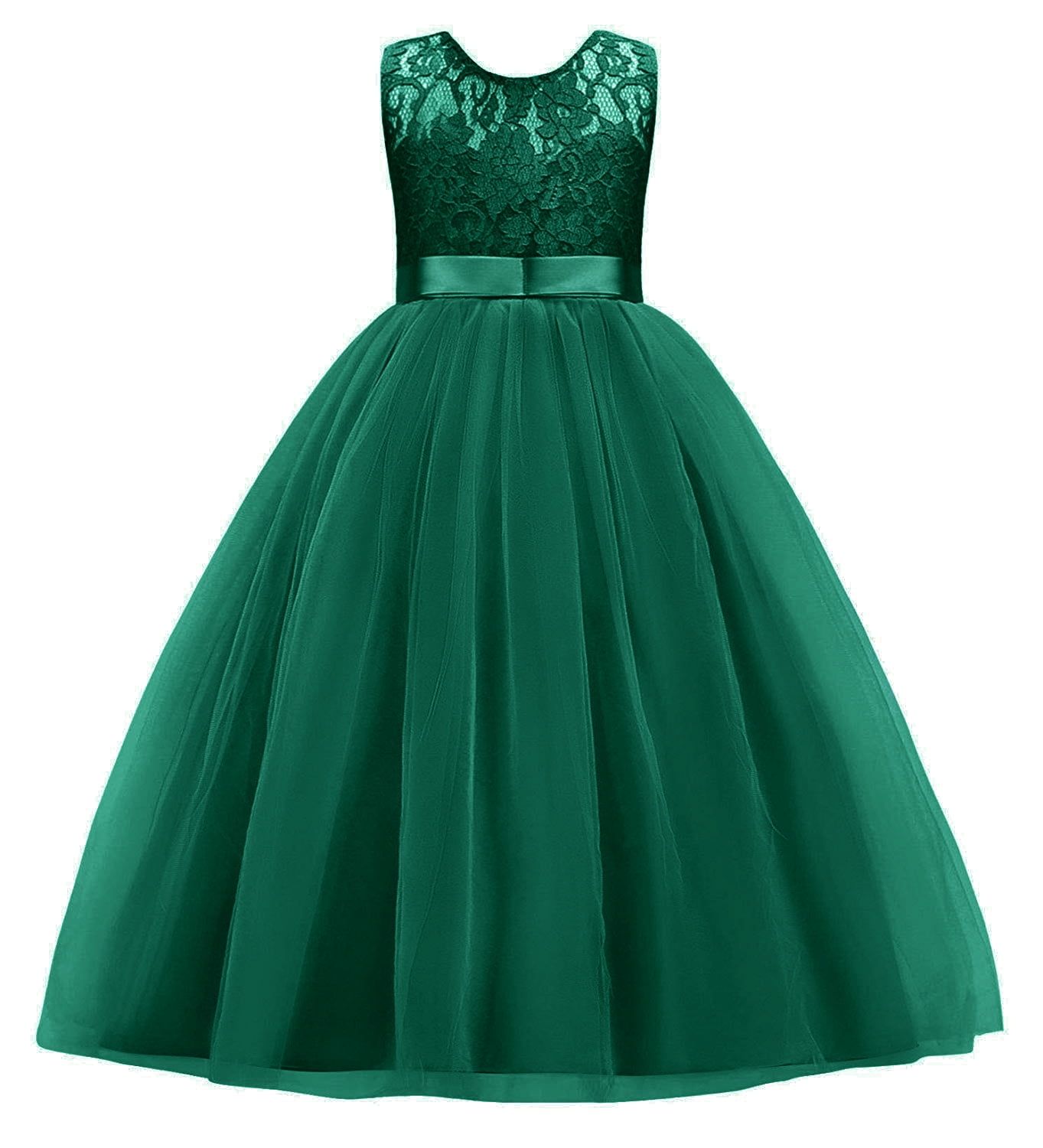 green emerald velvet dress Dark Green Knee Length Little Girls Party Dresses,Satin and Tulle Junior Bridesmaid Dress,JB00077, J10 / Red